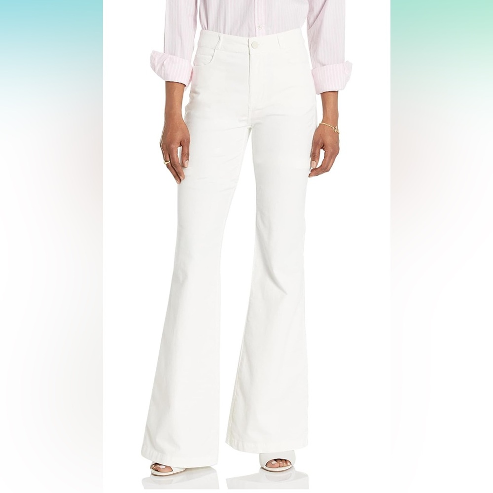 PAIGE White Boot Cut Flare Jeans